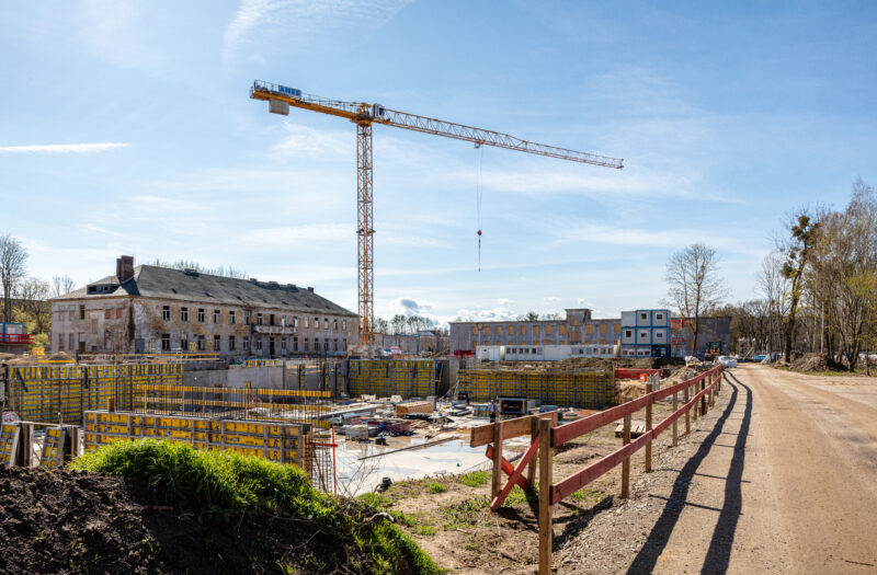 Baufortschritt an der Krampnitzer Grundschule 2022